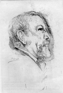 Portrait de Ch. Maurras dans son ouvrage l'Anthropophage