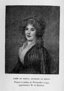 Portrait d'Aimée de Coigny d'après Wertmüller, 1797 Portrait d'Aimée de Coigny d'après Wertmüller, 1797