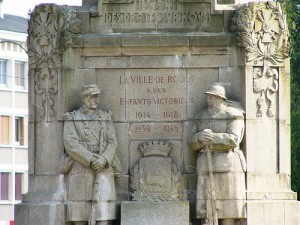 Monument aux mort de Rouen avant profanation